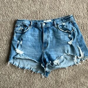 Abercrombie Curve Love Jean Shorts